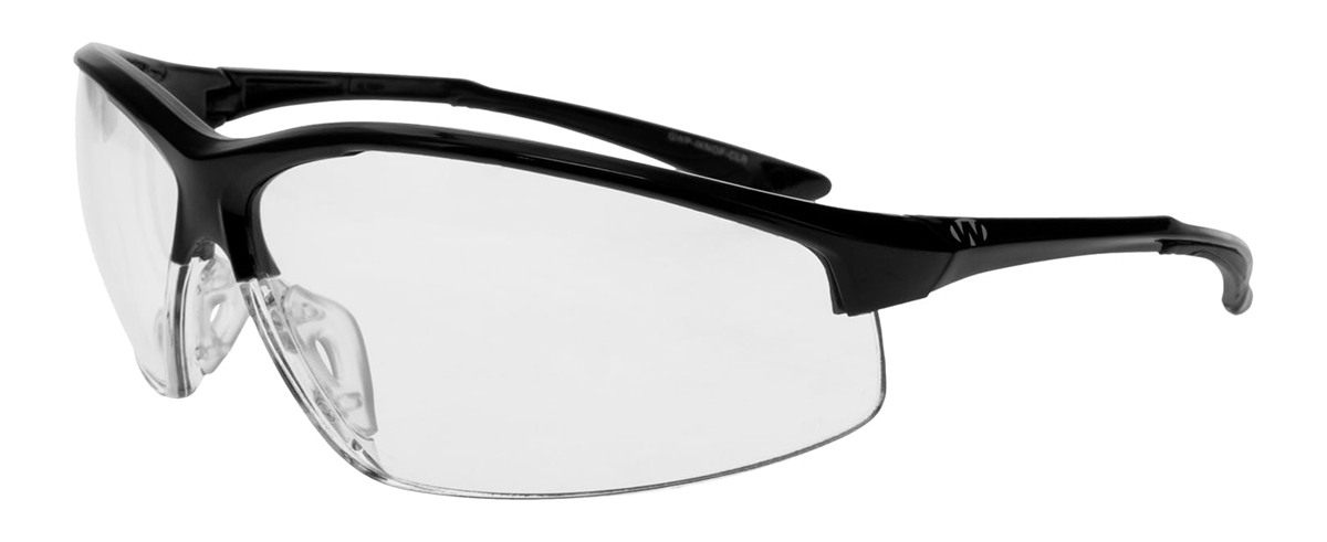 Walker's Tanker Open Shooting Glasses Clear w/Case view 2