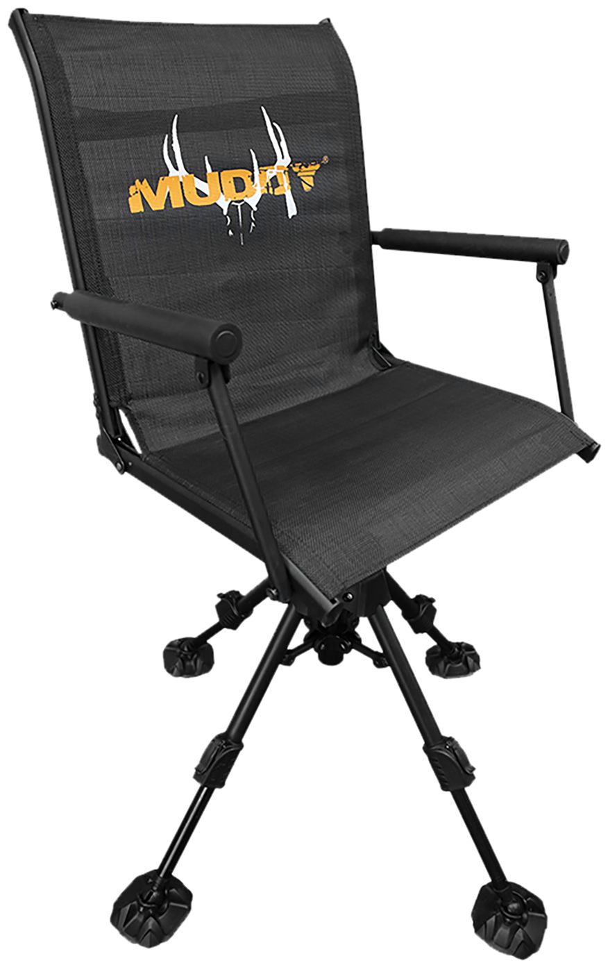 Gsm Muddy MUDMGS400AL Swivel- Ease XT Ground Seat Black Flex-Tek/Steel