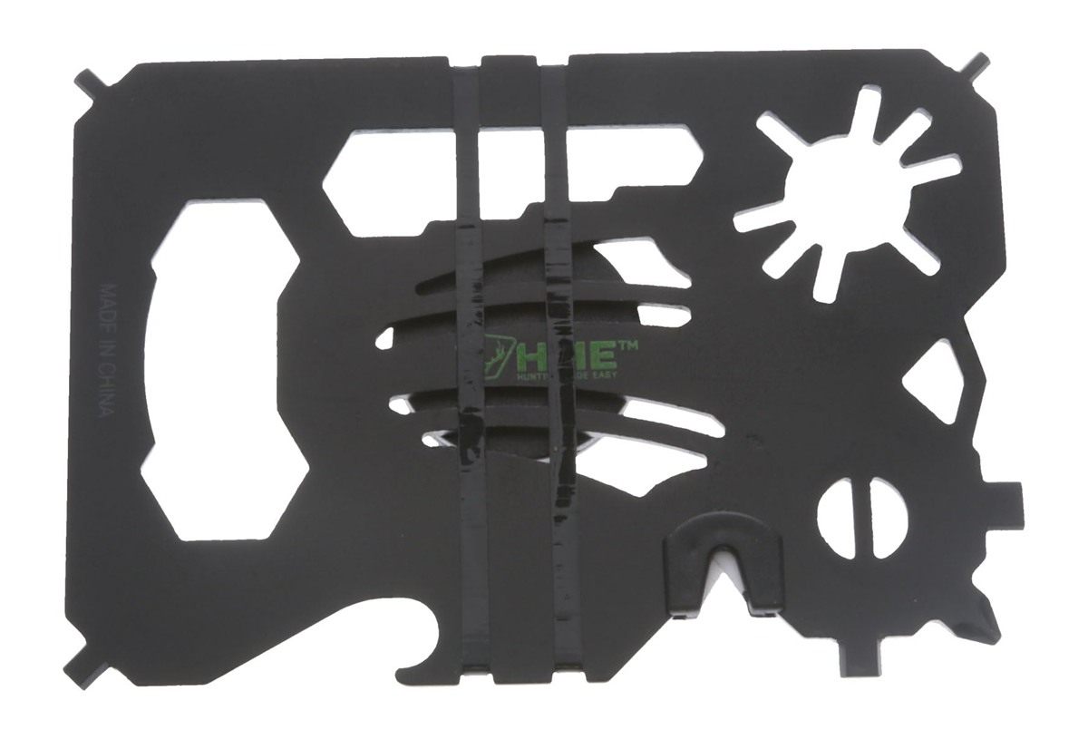 HME Compact Lightweight Hunting Pocket Multi-Functional 20-in-1 Wallet Tool view 2