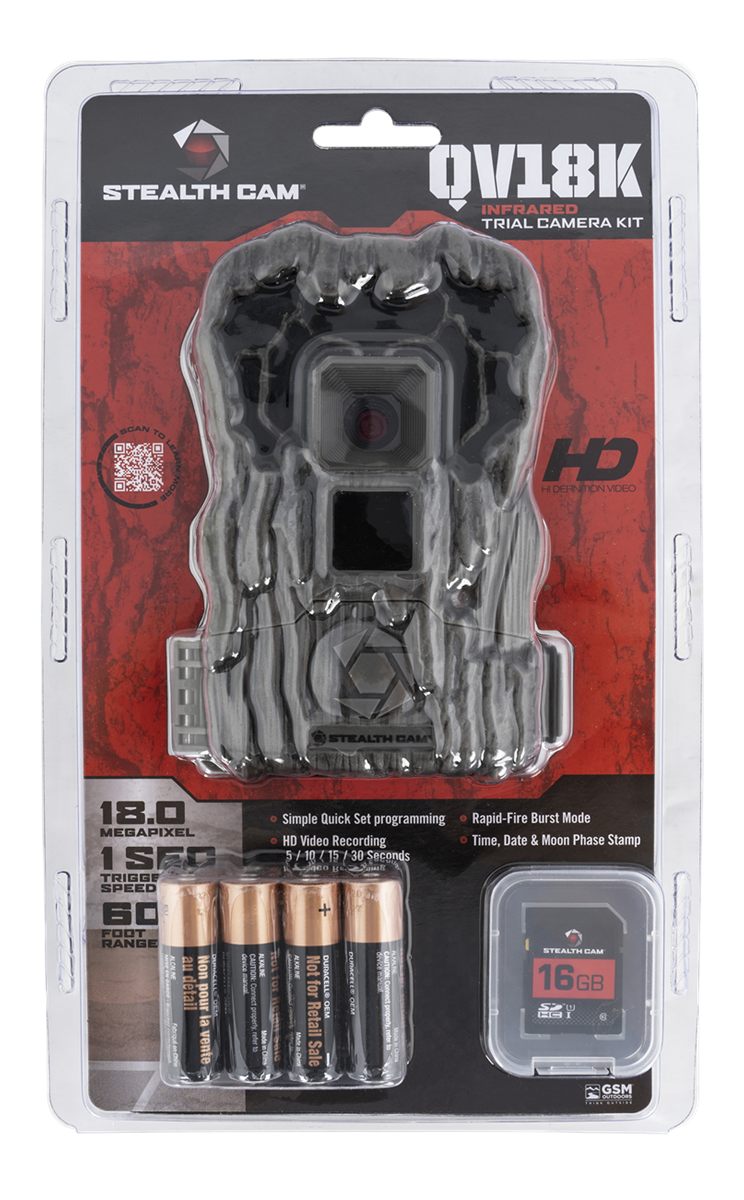 Stealth Cam QV18K Combo Pack - 18MP Photo 720P Video at 30FPS 0.8 Sec Trigg view 2