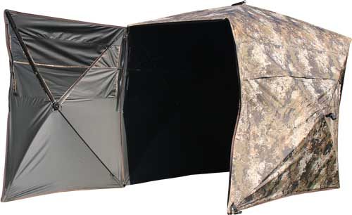 GSM Outdoors Muddy MUDGRGBLND Ground Blind Garage Camo 150D Polyester view 2