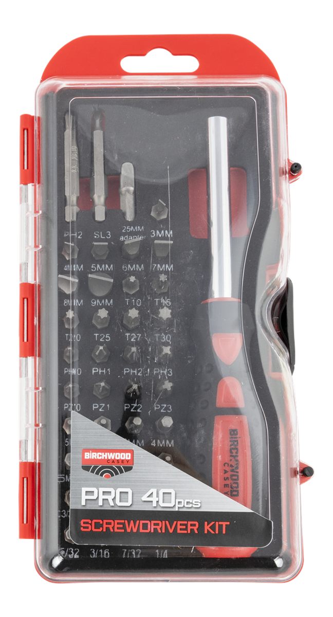 Birchwood Casey Pro Screwdriver Kit | Durable Versatile Gunsmithing Wrench