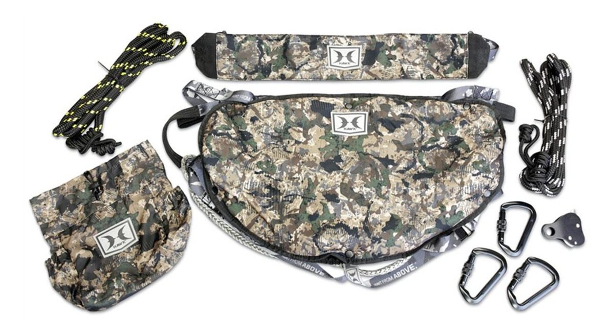 Hawk Helium Hammock Lightweight Packable Comfortable Camo Hunting Tree Sadd view 5