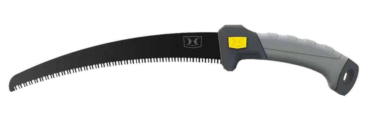 Hawk Pruning Saw with 11in Replaceable Blade, Cushioned Grip Nylon Carry Sh