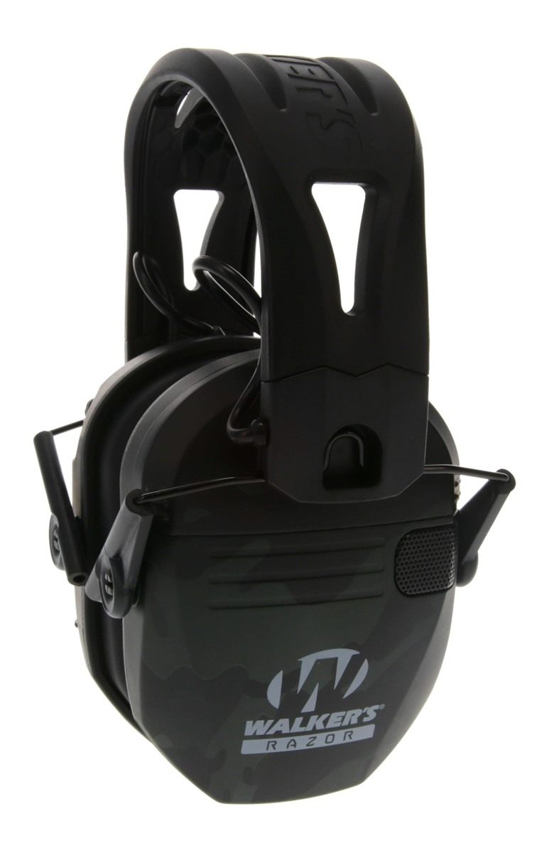 Walker's Razor Tacti-Grip Earmuffs- Multicam Grey Camo, High Performance Si view 2