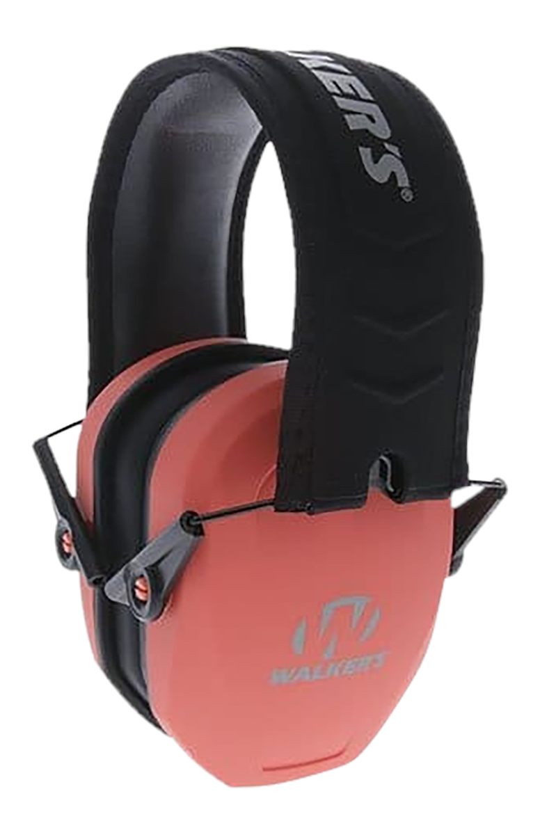 Walker's Earmuffs, Slim Passive-Coral, One-Size