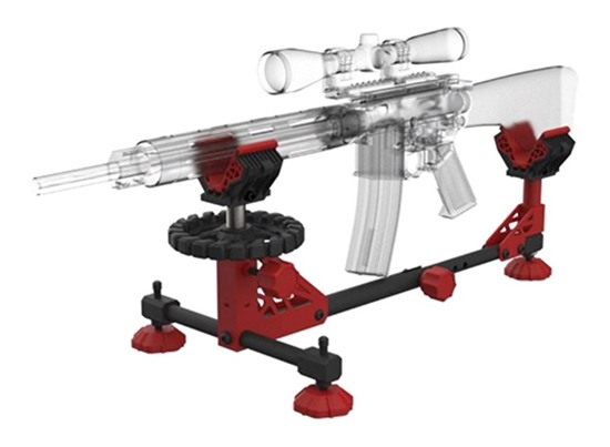 Birchwood Casey Echo Durable Adjustable Rifle Shooting Rest with Steel Desi view 2