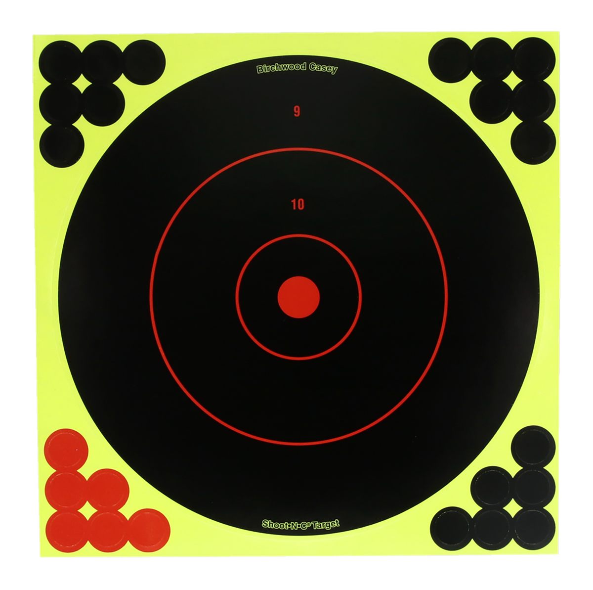 Birchwood Casey Shoot-N-C Bullseye Dispenser Targets | Always Flat Adhesive