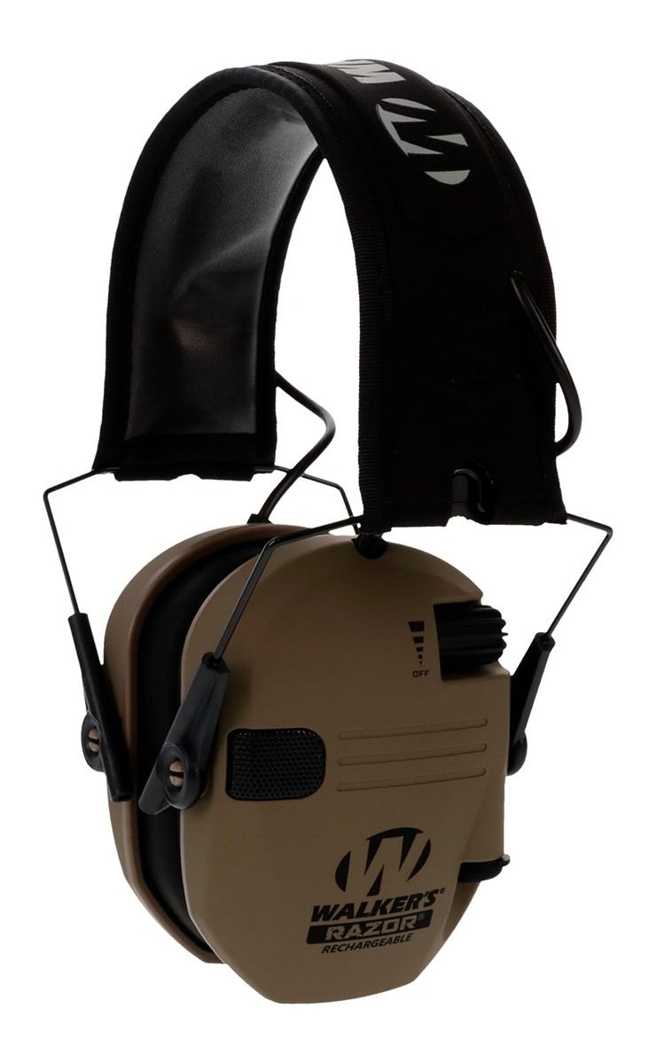 Walker's Razor Rechargeable MUFF - FDE view 2