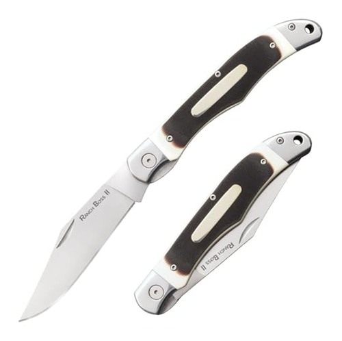 Cold Steel Ranch Boss II 4in SK-5 Razor-Sharp Blade 5.25in Faux Sawed Bone view 2