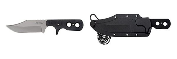 Cold Steel Mini Tac Bowie 3-5/8in Lightweight Durable 8 Cr13 MoV Stainless view 3
