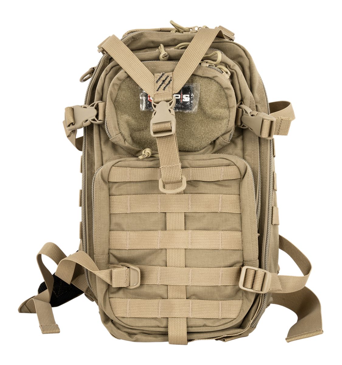 GPS Bags T1611BOB Tactical Bugout Backpack Tan 600D Polyester 2 Handguns