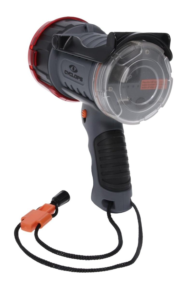 Cyclops Handheld Aluminum 2000 Lumens Waterproof Rechargeable Spotlight for view 2