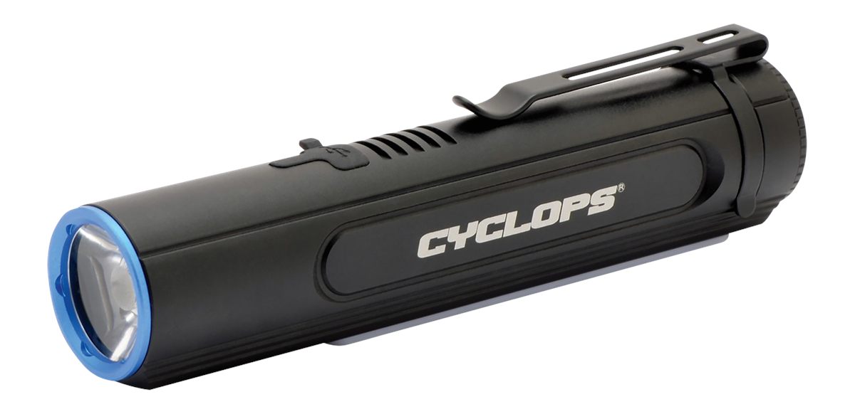 Cyclops 2000 Lumen Flashlight with COB Utility Light | IPX4 Weather Resista