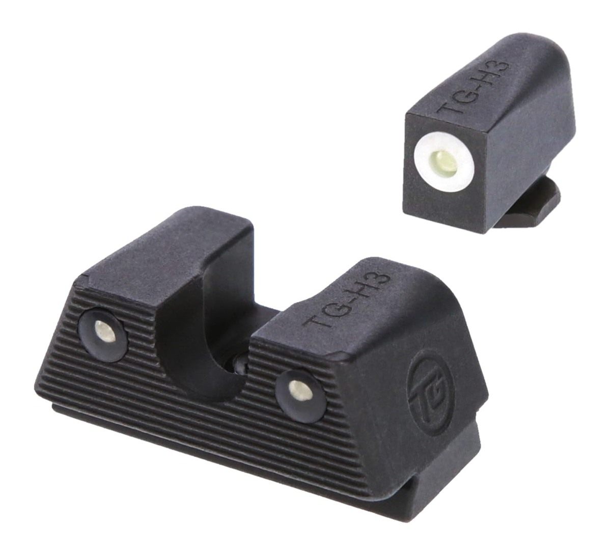 TRUGLO Tritium X Glock 42/43 Set - White (TG231G1XAW)
