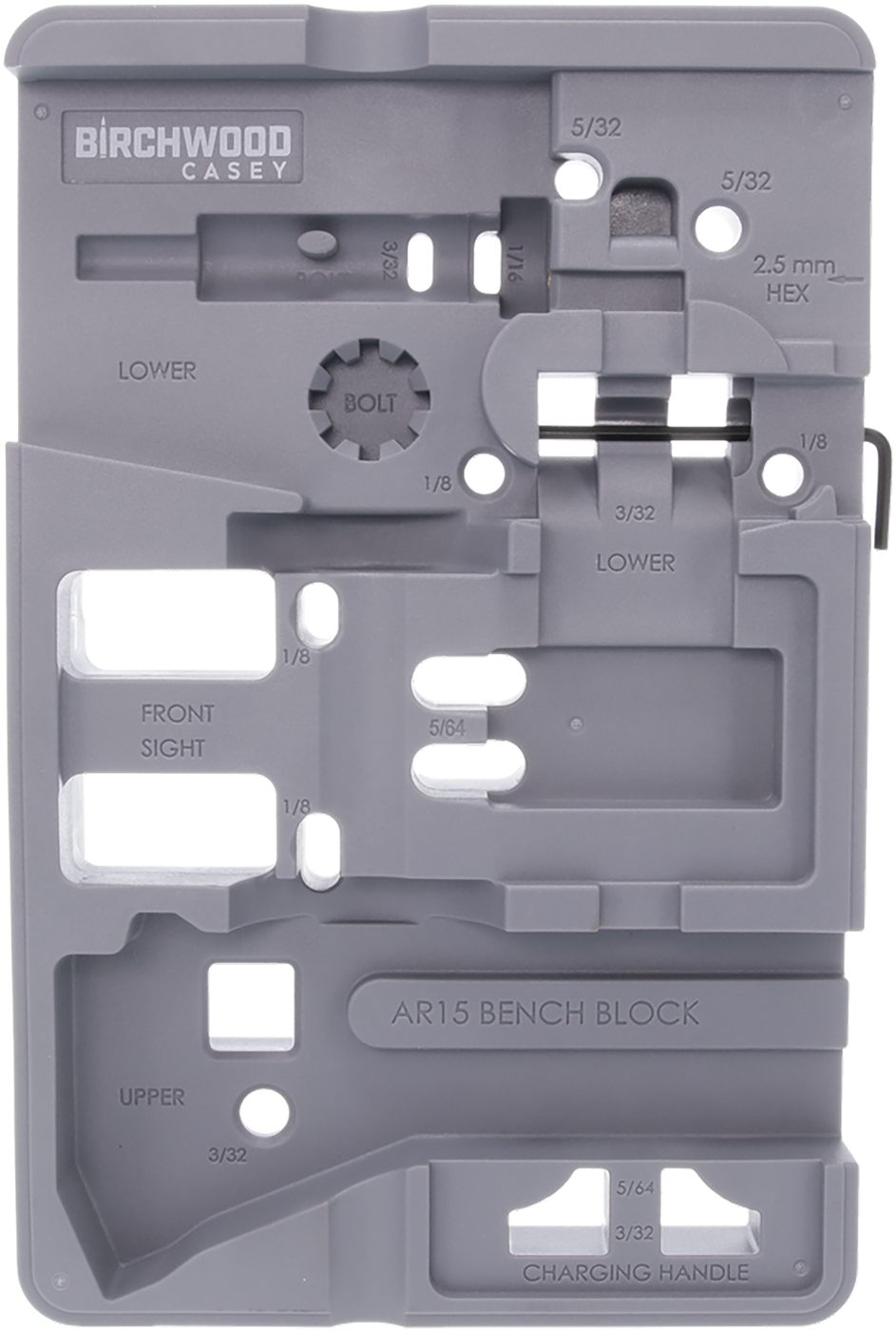 Birchwood Casey ARBENCH-BLOCK Bench Gray AR-15
