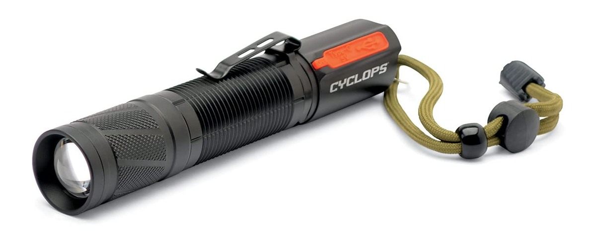 Cyclops Handheld Aluminum Housing 1200 Lumens Rechargeable Pocket Flashligh
