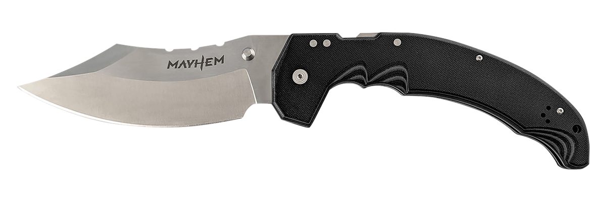 Cold Steel Mayhem 6in AUS10A Ultra-Sharp Blade 7.2in G10 Handle Tactical Ou