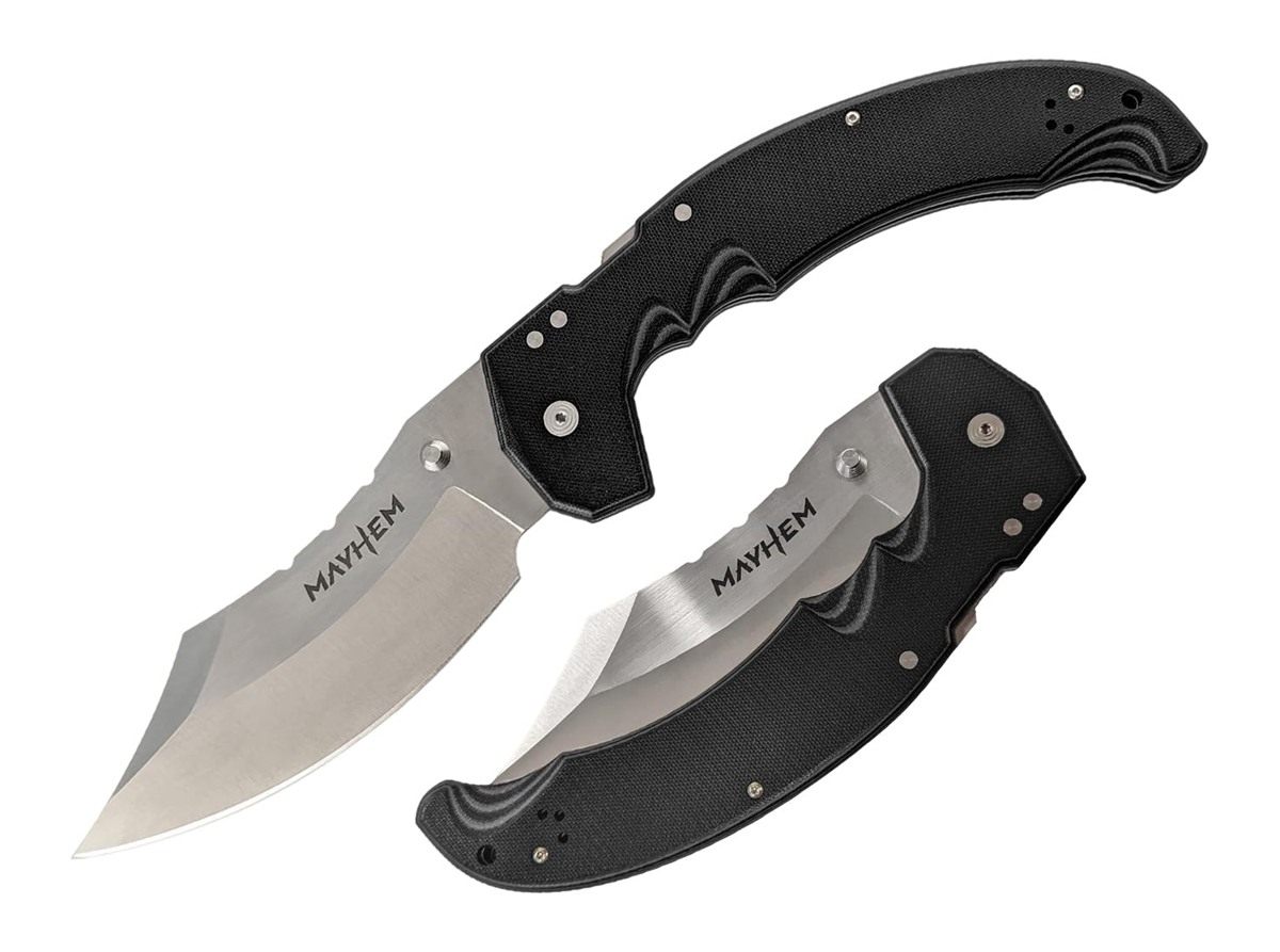 Cold Steel Mayhem 6in AUS10A Ultra-Sharp Blade 7.2in G10 Handle Tactical Ou view 2