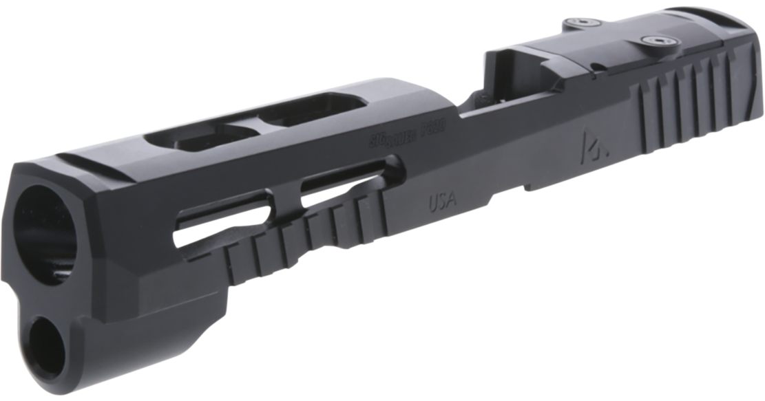 Rival Arms RARA10G306A Precision Slide A1 Black QPQ Steel, Ported, Front Re