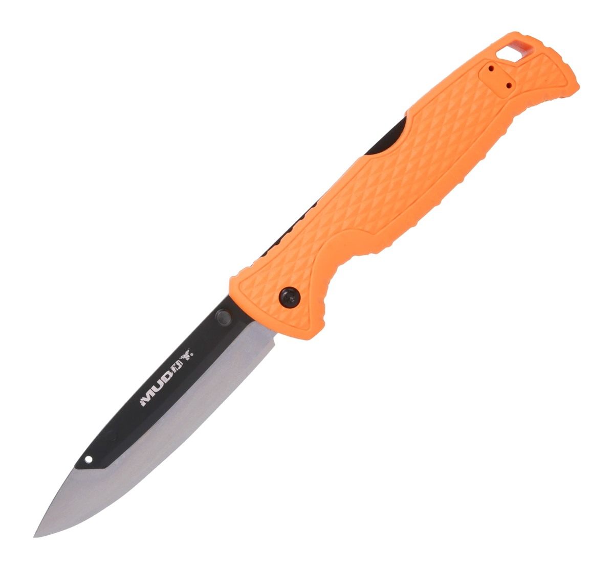 Muddy Swap 3.5in Replace-A-Blade Knife / 5 + Pouch, Orange