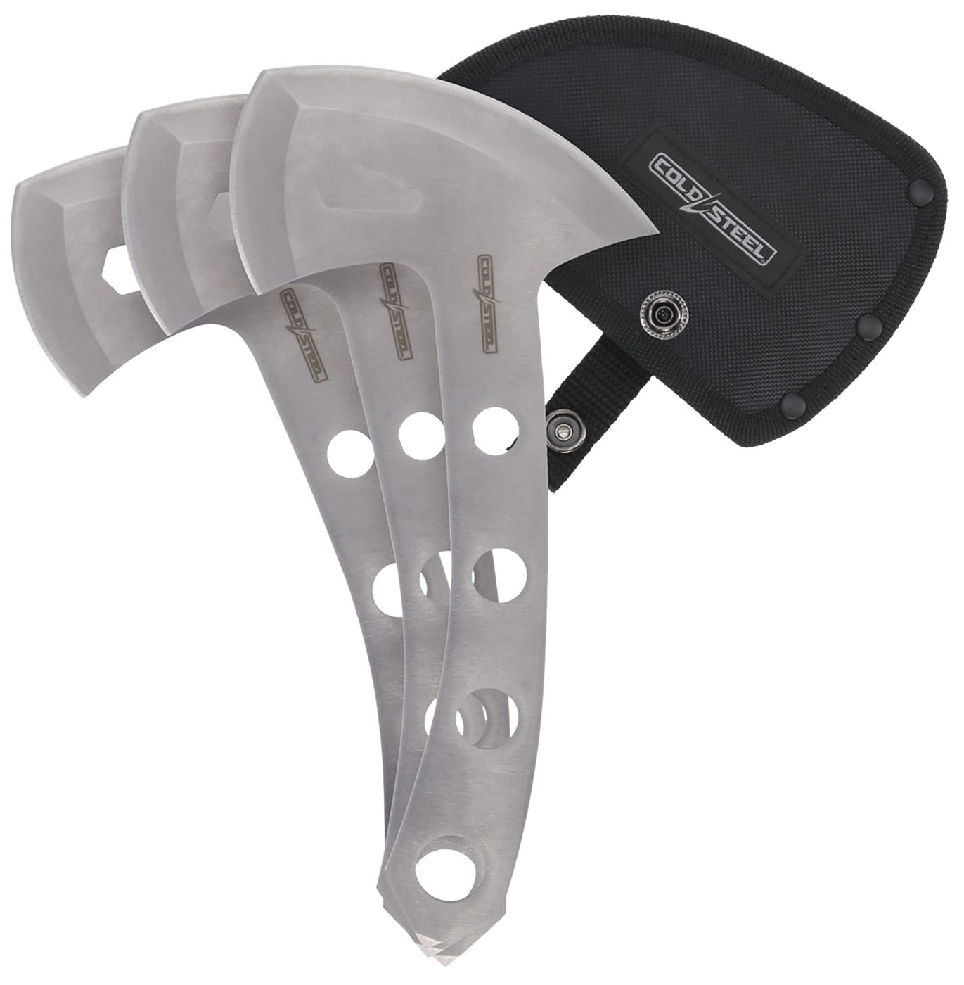 Cold Steel Throwing Axes / 5in Blade / 9in Overall / 420SS / Nylon Sheath (