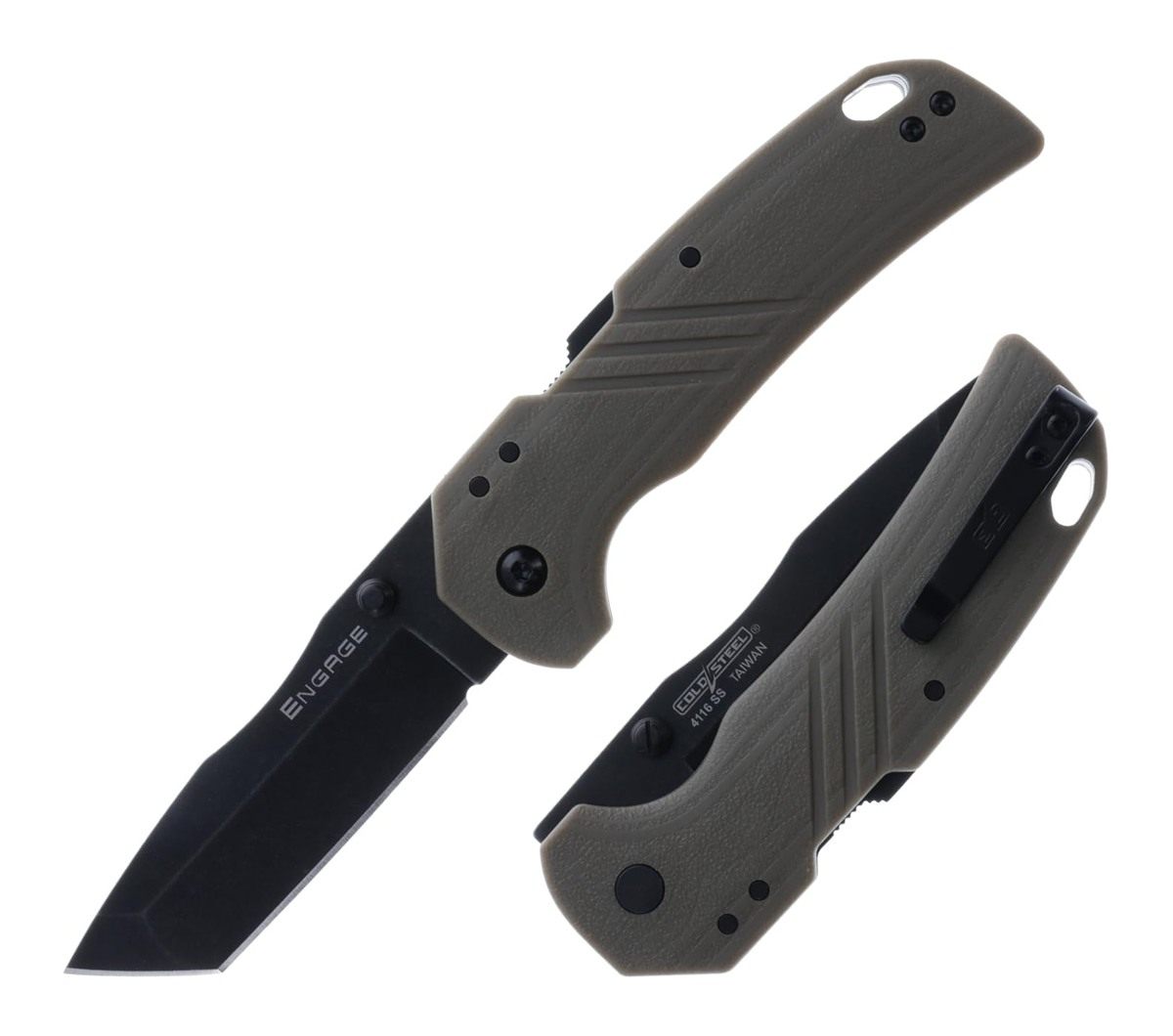 Cold Steel CS-FL-30DPLT-BFZ: 3in Engage 4116 Ss / Tanto Point Blade / 2.4 M view 2