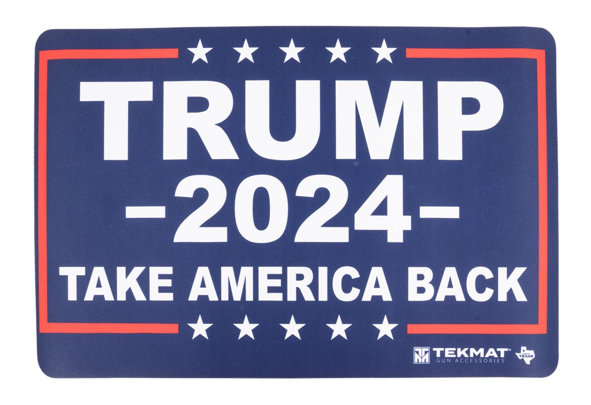 Tekmat TEKR17TRUMP2024 Trump 2024 Take Back America Red/White/Blue Rubber 1