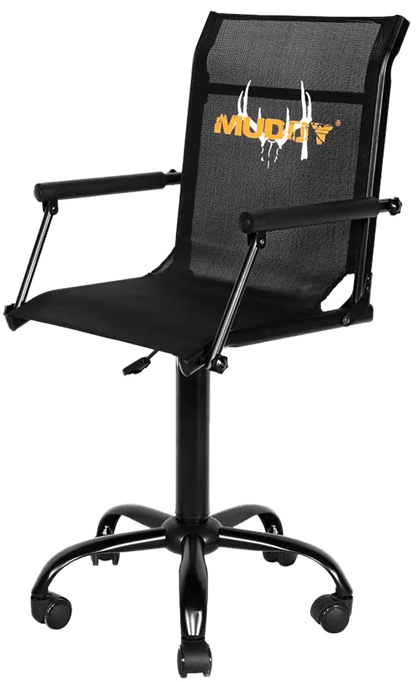 GSM Outdoors Muddy MUDRSC Swivel Chair Roller Black Flex-Tek/Steel