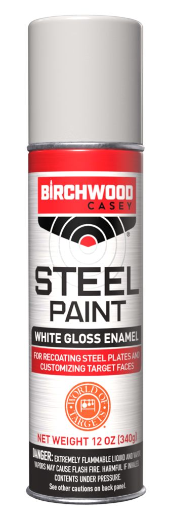 Birchwood Casey Steel Target Paint White view 2