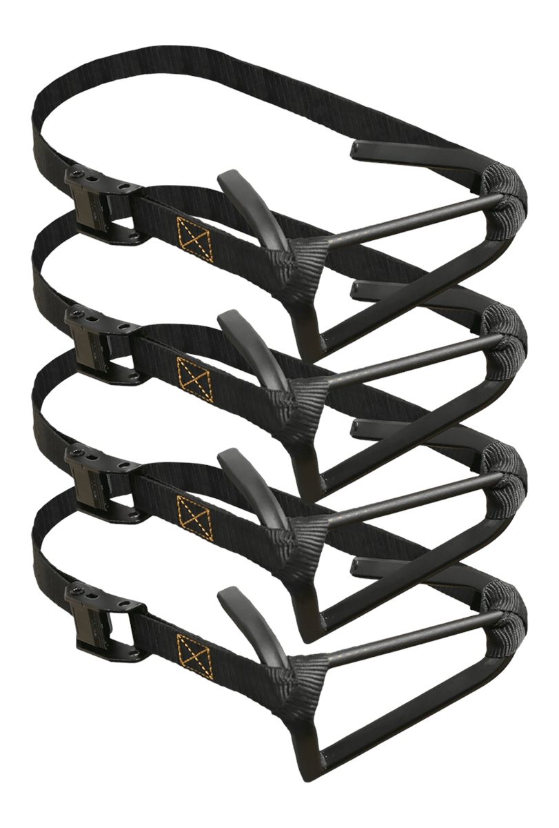 GSM Outdoors Muddy MUD-MSS-4PK Micro Stagger Step Black Steel Nylon