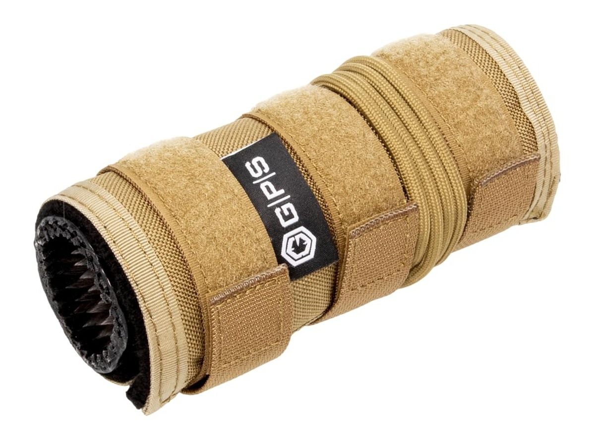 GPS Tactical Suppressor Cover / 6in / TAN view 2