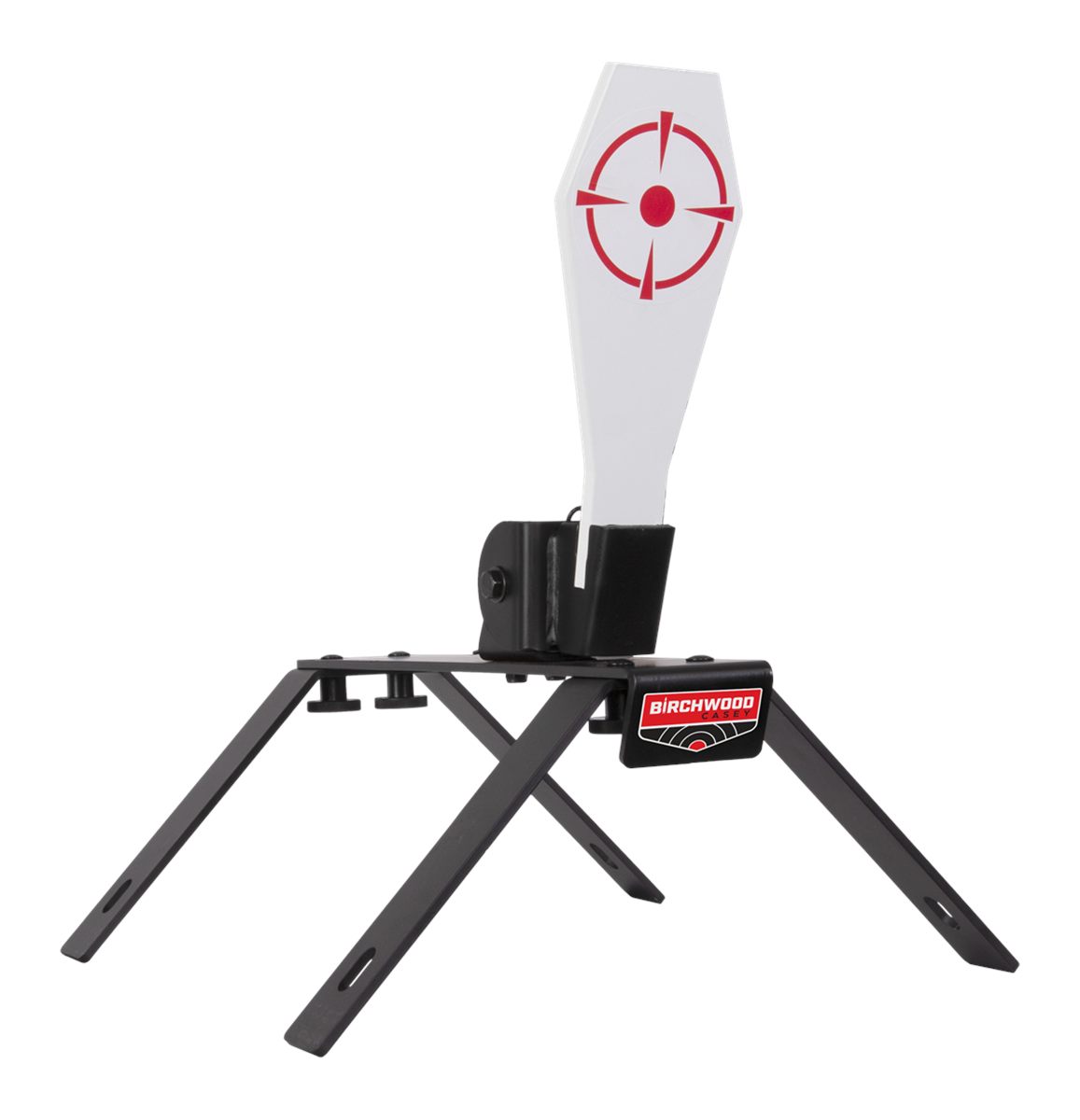 Birchwood Casey S7540 Spring Loaded Popper Target Black AR500 Steel Standin