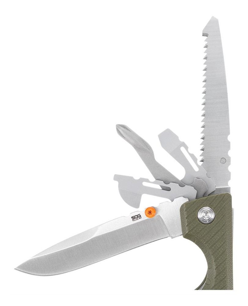 Sog Specialty Knives Tellus Multi-Tool OD Green view 2