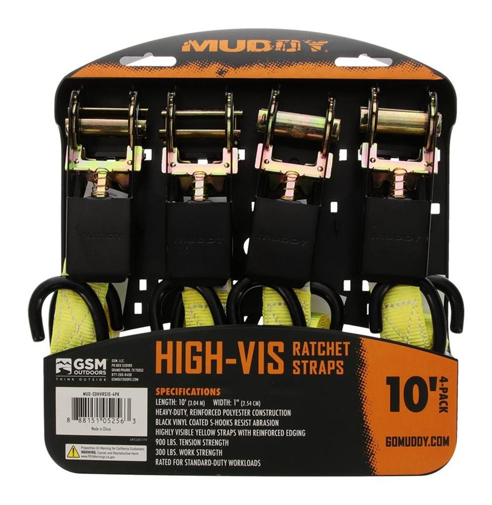 Muddy 1in X 10' Standard Duty Durable Weather-Resistant Versatile Reinforce view 2