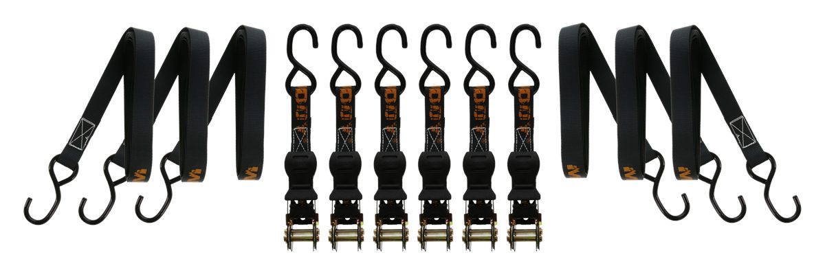Muddy Durable Ratchet Straps 14' 6PK