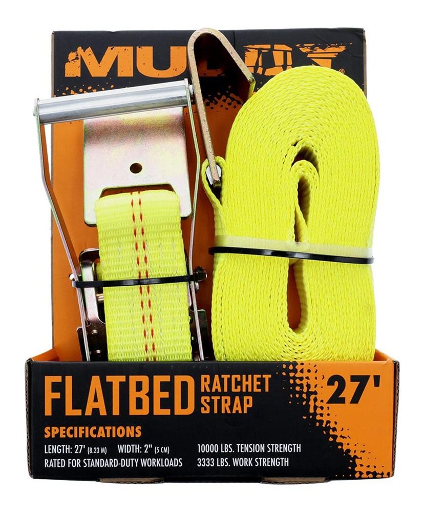 Gsm Outdoors Muddy Mud-rs27fb 27ft Flat Bed Ratchet Strap view 2