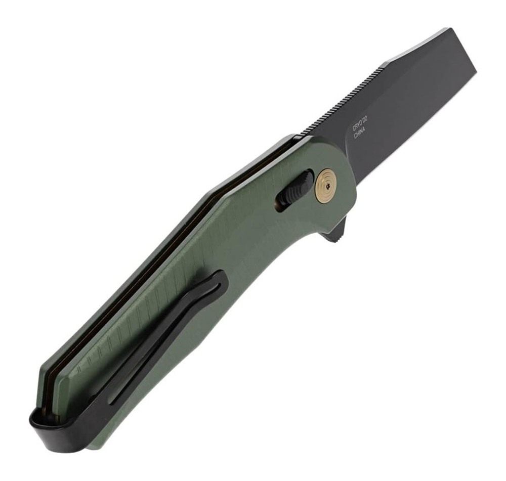 SOG Knives Tools Diverge XR Folding Knife 3in Sheepsfoot Blade Black and Fo view 2