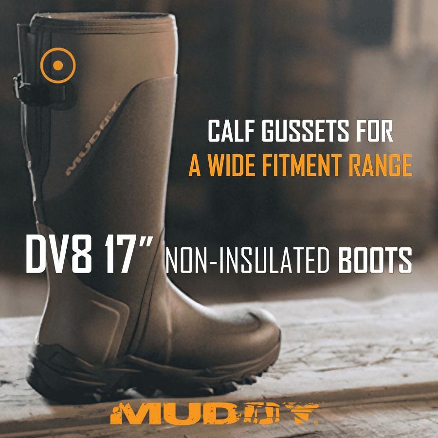 Gsm Muddy DV8 17in Non-Insulated Boots Clay Size 7D view 5