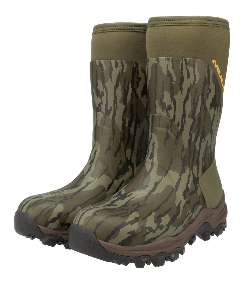 Muddy Outdoors Men's DV8 Non-Insulated Mid Calf Boot, 13in Mossy Oak Bottom