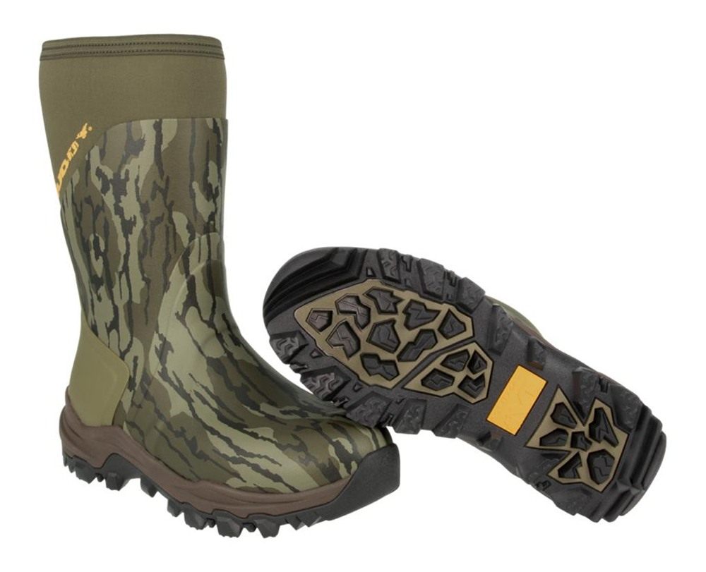 Muddy Outdoors DV8 13in Rubber Boots Mossy Oak Bottomland Men's 11 D view 2