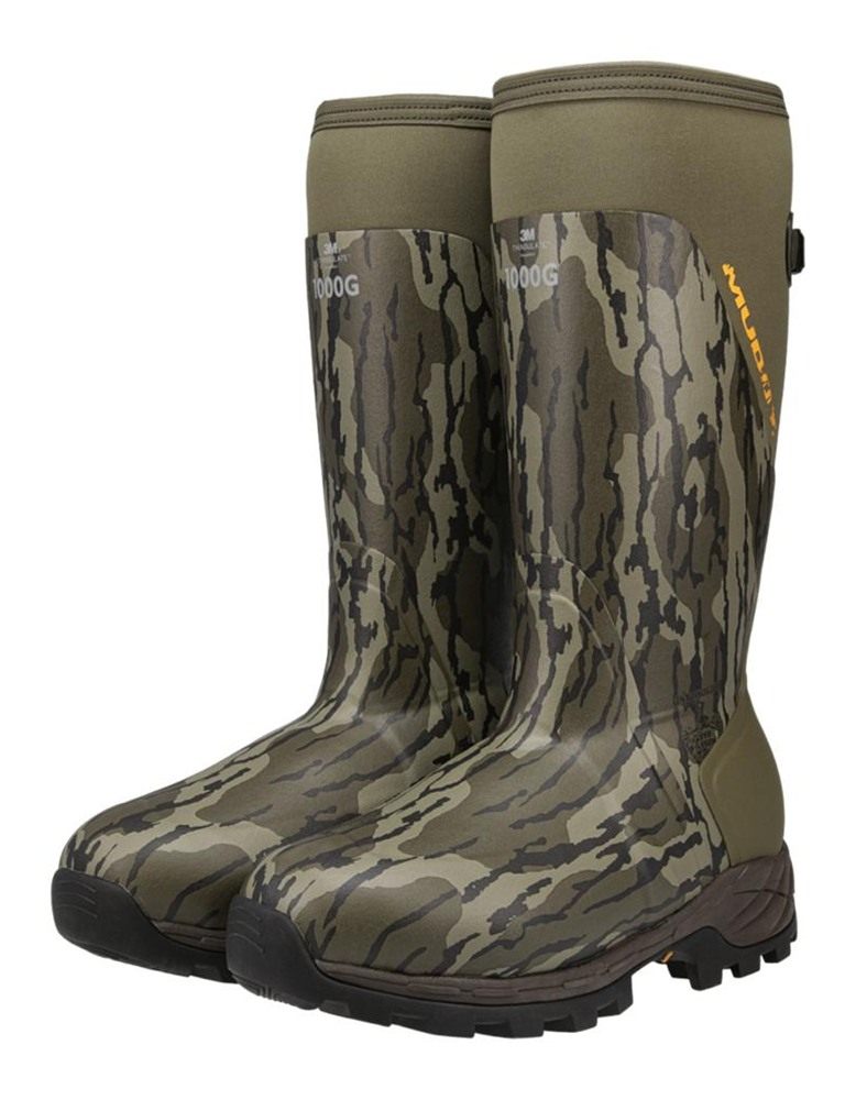 Gsm Muddy DV8 17in Insulated Boots 1000G Mossy Oak Bottomland Size 7D