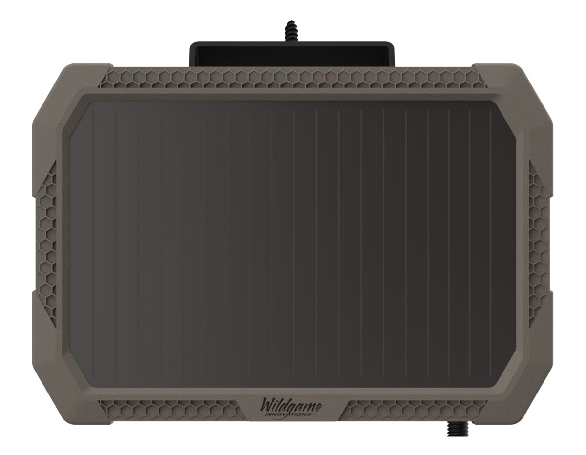 Wildgame Innovations Durable Sol-Pak Battery Pack, 12V Power Panel, Recharg