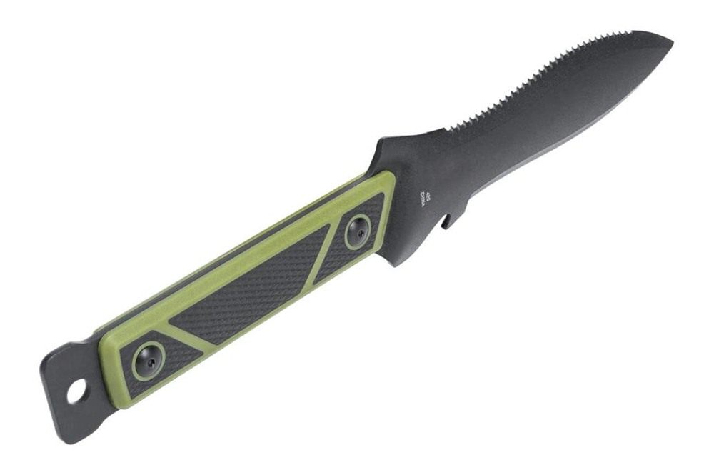 SOG Knives Rip Tide Fixed Knife 6-1/2in Spear Point Blade Black Green view 3