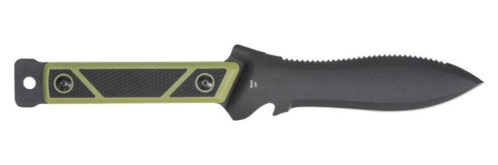SOG Knives Rip Tide Fixed Knife 6-1/2in Spear Point Blade Black Green view 5