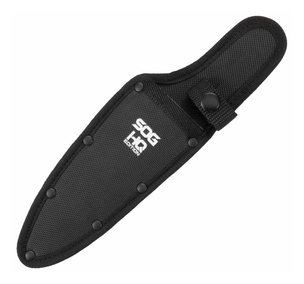 Sog Specialty Knives Terragrip Camp Knife 6-7/10in Drop Point Blade Black G view 2