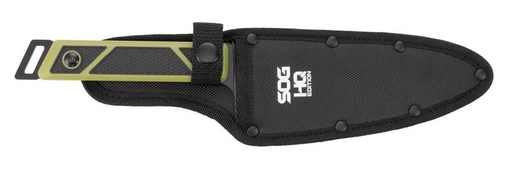 Sog Specialty Knives Terragrip Camp Knife 6-7/10in Drop Point Blade Black G view 5