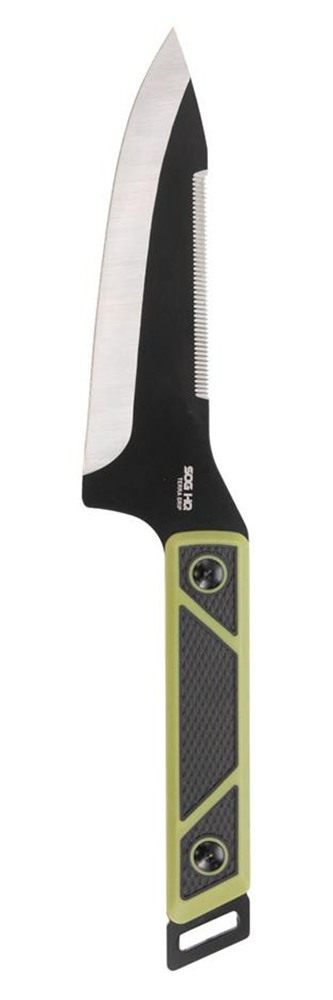Sog Specialty Knives Terragrip Camp Knife 6-7/10in Drop Point Blade Black G view 7