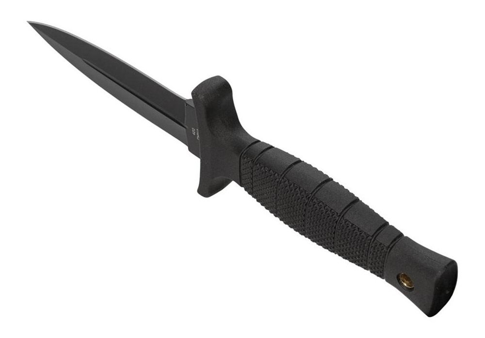 SOG Knives Nightshade Fixed Knife 4-3/4in Spear Point Blade Black view 2