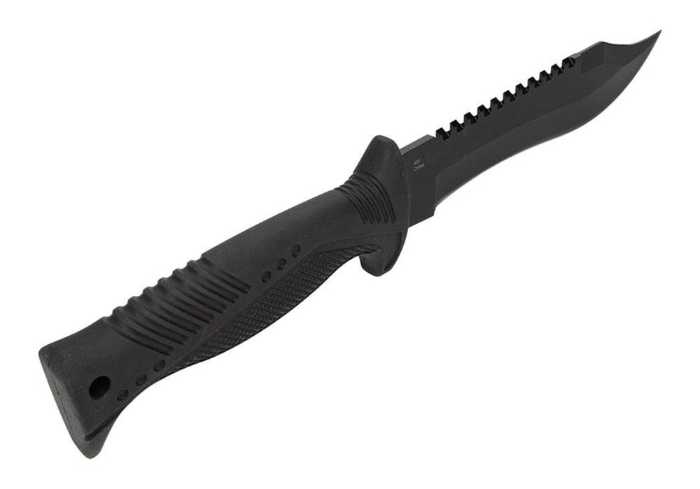 Sog Specialty Knives Pinnacle Bowie Fixed Knife 7-1/2in Clip Point Blade Bl view 3